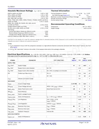 ISL98604IRTZ Datasheet Page 7