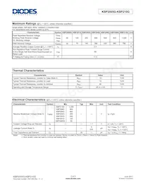 KBP208G Datasheet Page 2