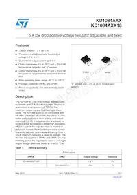 KD1084AD2T18R Datasheet Cover