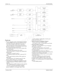 KSZ8993M-TR Datasheet Page 2
