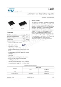 L4993MD Datasheet Cover