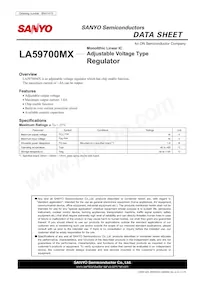LA59700MX-TLM-E Datasheet Cover