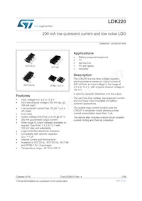 LDK220PU50R Datasheet Cover