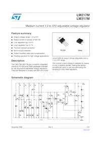 LM217MT Datasheet Cover