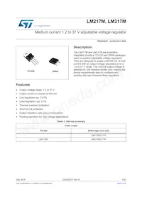 LM317MT Datasheet Cover