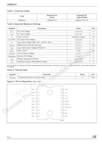 LNBEH21PD-TR Datasheet Page 2