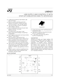 LNBH21PD Datasheet Cover
