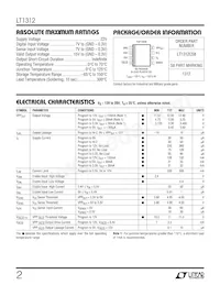 LT1312CS8 Datasheet Page 2