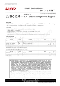 LV59012M-TLM-H Datasheet Cover