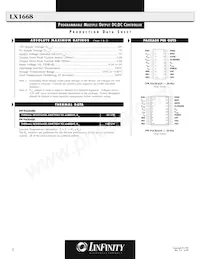 LX1668CPW Datasheet Page 2