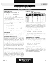 LX1668CPW Datasheet Page 13