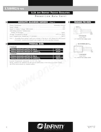 LX8582A-33CV Datasheet Page 2
