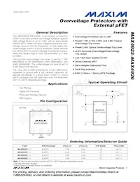 MAX4925ELT+T Datasheet Cover
