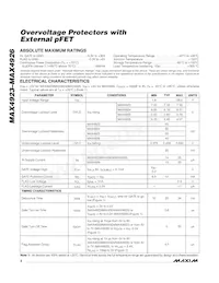 MAX4925ELT+T Datasheet Pagina 2