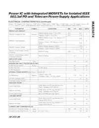 MAX5074AUP+T Datasheet Page 3