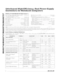 MAX8717ETI+TGC1 Datasheet Pagina 2