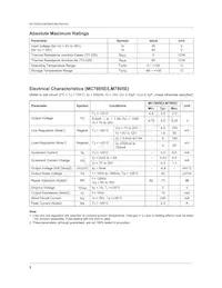 MC7808ECTBU Datasheet Pagina 2
