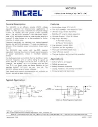 MIC5255-4.75BM5 TR Datasheet Cover
