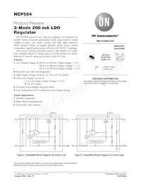 NCP584LSN18T1 Datasheet Cover
