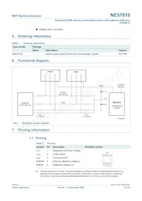 NE57810S/G Datasheet Pagina 2