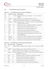 PEB 2026 T-S V1.1 Datasheet Pagina 9