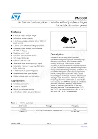 PM6680 Datasheet Cover