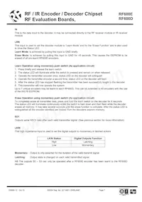 RF600D Datasheet Page 7