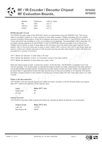 RF600D Datasheet Page 21