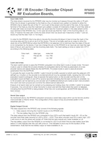 RF600D Datasheet Page 22