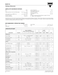 SI9113DY-T1-E3 Datasheet Page 2