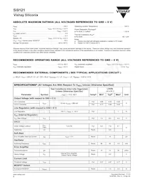 SI9121DY-5-T1-E3 Datasheet Pagina 2