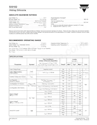 SI9182DH-33-T1-E3 Datasheet Page 2