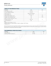SIP21110DT-T1-E3 Datasheet Page 2