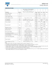 SIP21110DT-T1-E3 Datasheet Page 3