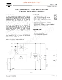 SIP42104DX-T1-E3 Datasheet Cover