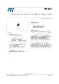 STLQ015XG15R Datasheet Cover