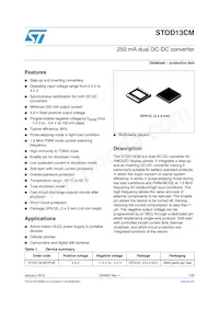 STOD13CMTPUR Datasheet Cover