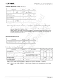 TA58M15S Datasheet Page 3