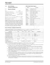 TC1307R-XYVQRTR Datasheet Pagina 2