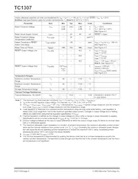 TC1307R-XYVQRTR Datasheet Pagina 4