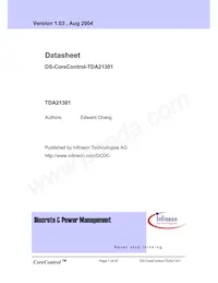 TDA21301 Datasheet Cover
