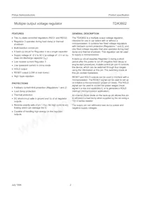 TDA3602/N3 Datasheet Page 2