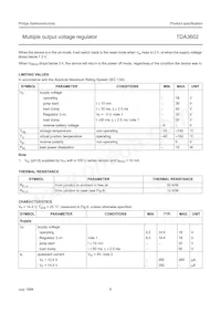 TDA3602/N3 Datasheet Page 6