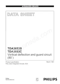 TDA3653B/N2 Datenblatt Cover