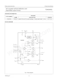 TDA8350Q/N6 Datasheet Page 3