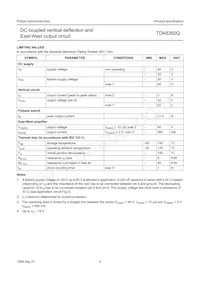 TDA8350Q/N6 Datasheet Page 5