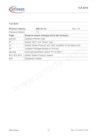 TLE4274DV50T Datasheet Page 15
