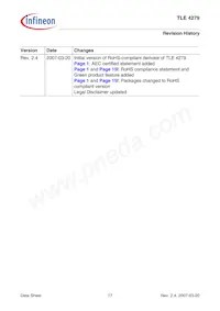 TLE4279GMNTMA1數據表 頁面 17