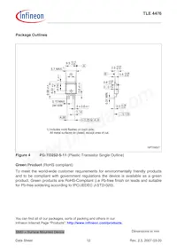 TLE4476DATMA2 Datasheet Pagina 12