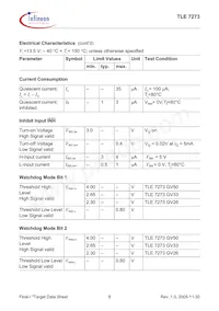 TLE7273G V50 Datasheet Page 8